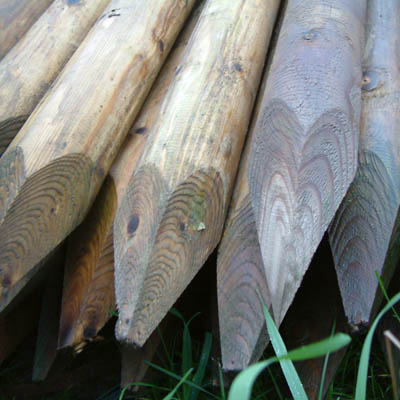 Round Stakes 1-65m x 85mm - 5ft6in x 3 and half inches