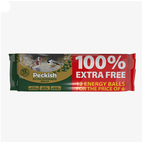 Peckish Extra Goodness Energy Fat Balls - 12 Pack