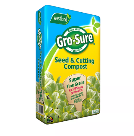 Gro-Sure Seed and Cutting Compost 20L
